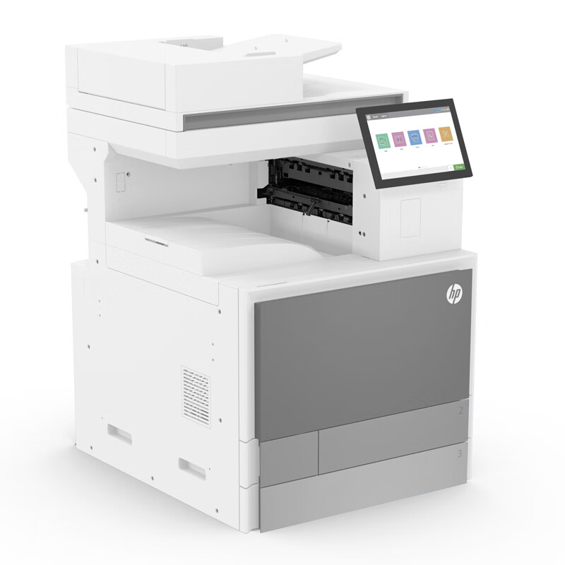 惠普(HP) E72535z 附加2000页纸盒 及小册子装订器 A3黑白复印机 (计价单位：台) 白色