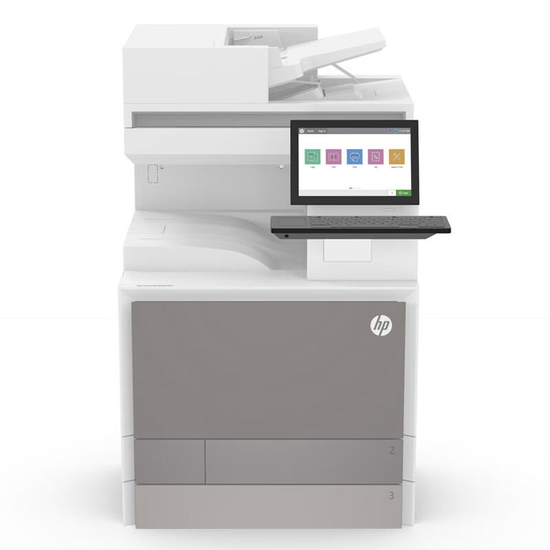 惠普(HP) HP Color LaserJet MgdFlwMFPE87750z   双纸盒底座+小册子装订  管理型 智能 复合机 原厂上门安装（单位：台）
