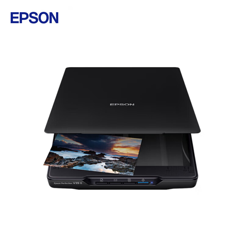 爱普生（EPSON）Perfection V39II A4平板扫描仪USB供电 4800dpi(单位：个)