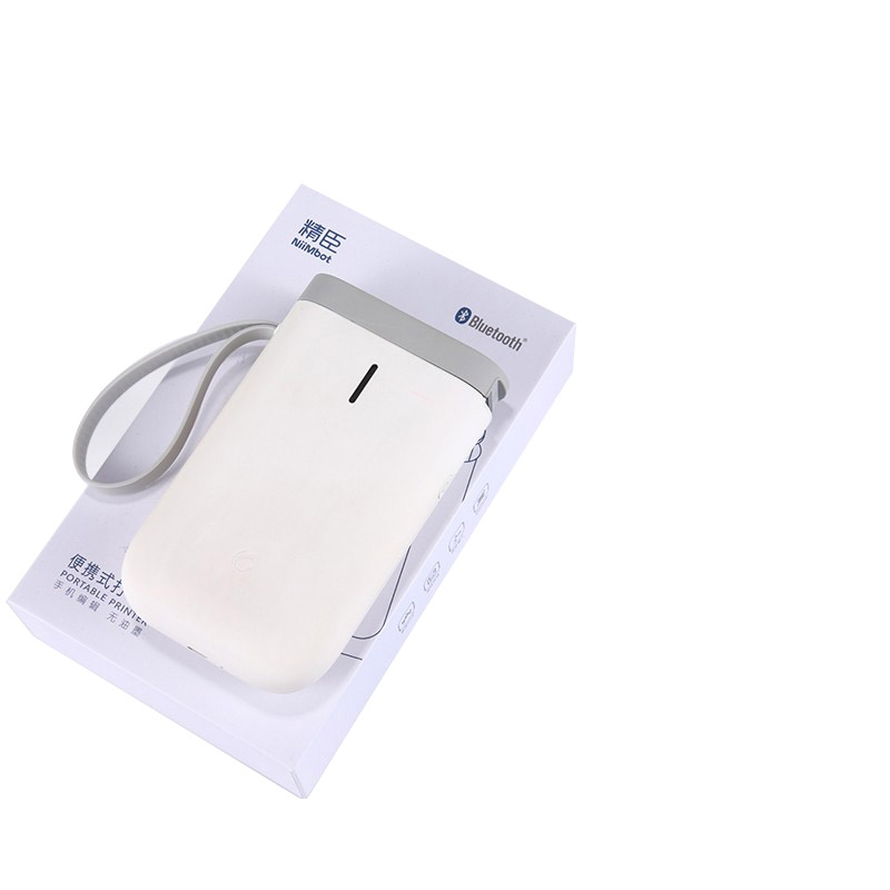 精臣 D11无线蓝牙便携手持式智能标签机 白色套装（机器+3卷15*30白色纸）