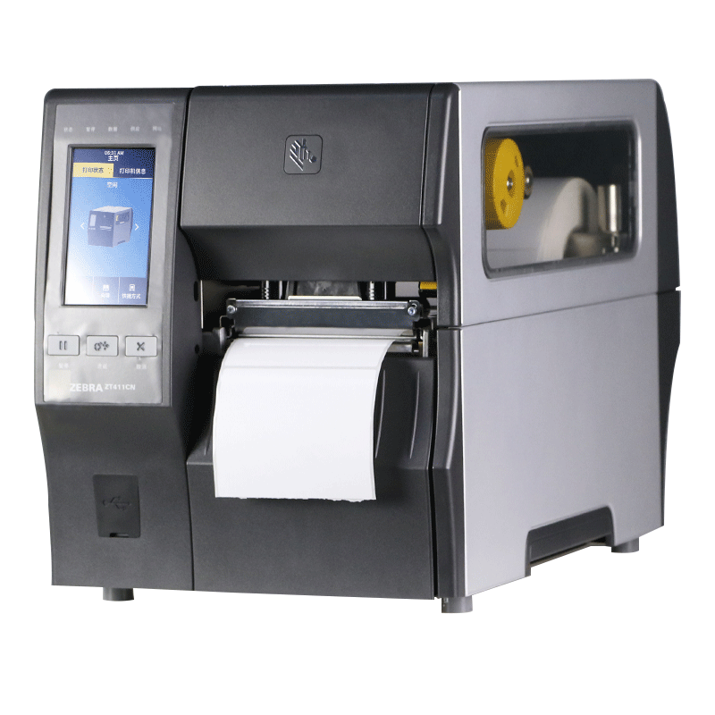 斑马（ZEBRA ZT411  工业型条码机固定资产二维码不干胶标签打印机 ZT411-标准4英寸打印机（200dpi）（台）