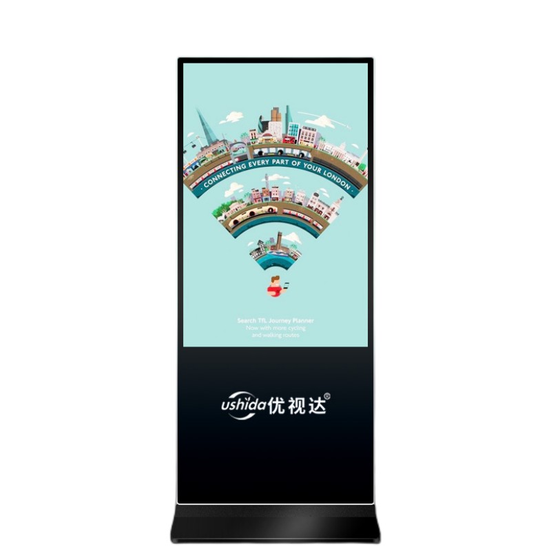 优视达 ushida高清立式广告机电子水牌 55英寸 网络触摸版（台）