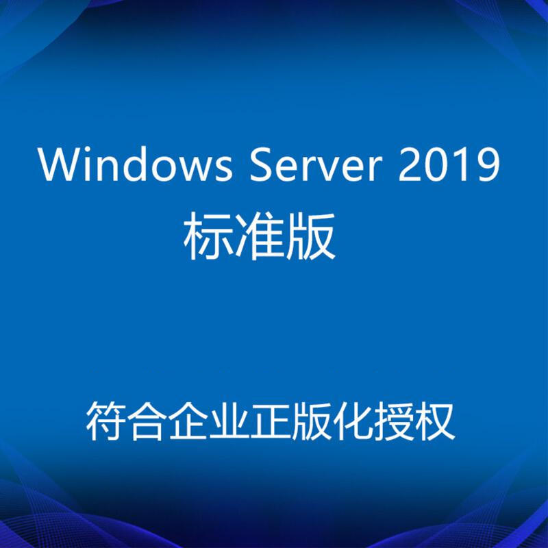 微软Windows server 2019 中文标准版16核心 简包（套）