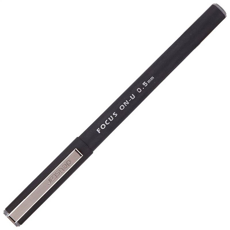 得力 S75 签字笔中性笔水笔 0.5mm (单位:支) 黑色