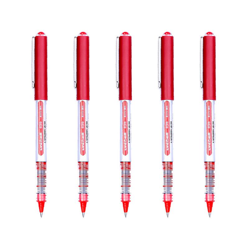 三菱UB-150直液式中性笔0.5mm10支/盒(支)红色