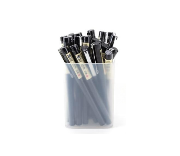 爱好X50直液式走珠笔全针管中性笔0.5 速干款rp3020黑色12支（单位：筒）