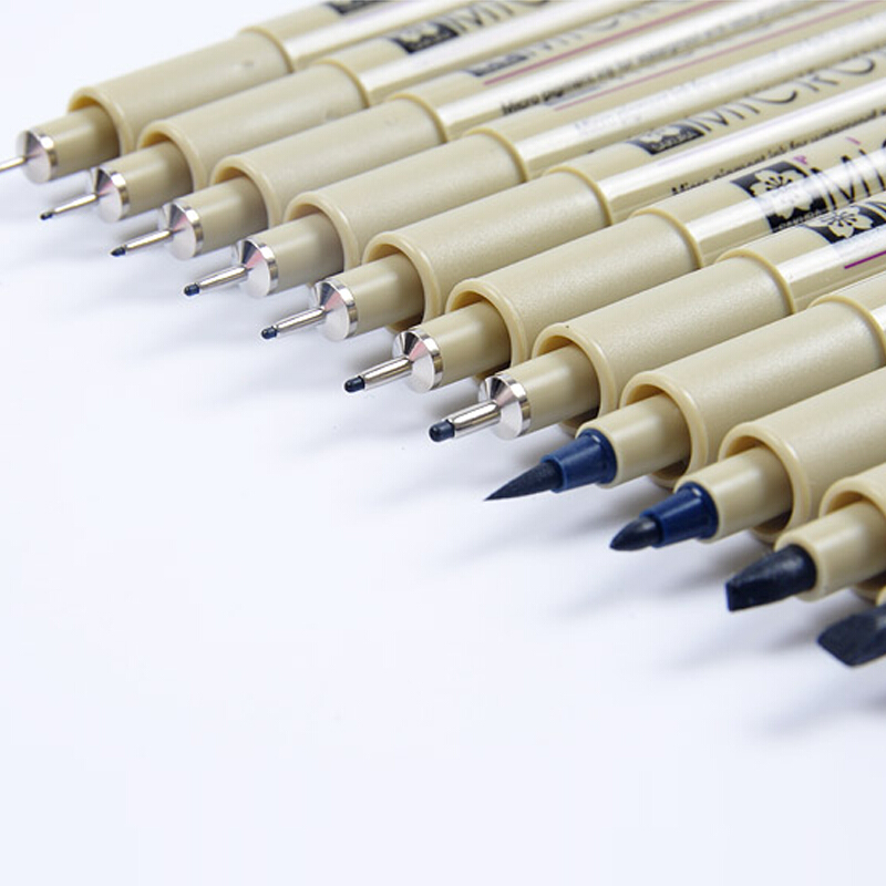 日本樱花中性笔签字笔绘图笔XSDK-6P  6支/盒（单位：盒）