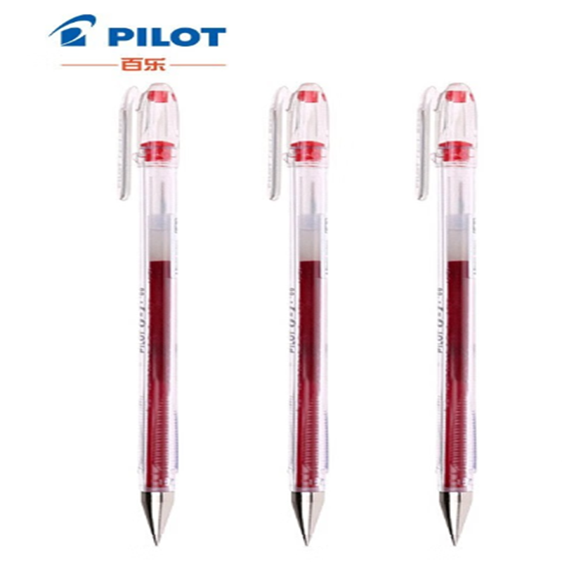 百乐 BL-G1-5T-R子弹头中性笔 0.5mm 红色（支）