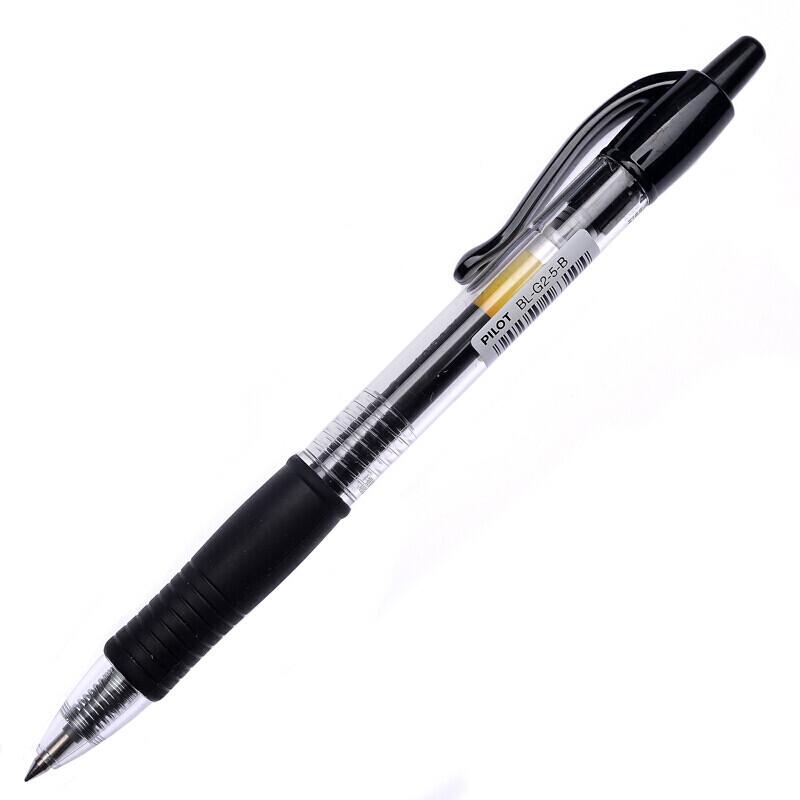 百乐 BL-G2 中性笔 0.5mm 黑芯12支/盒 （单位：盒)
