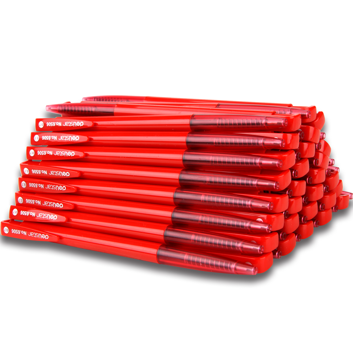 得力 6506 圆珠笔 0.7mm 60支/盒 (单位:支) 红色