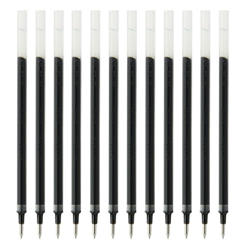 三菱UMR-5中性笔芯黑色0.5mm12支/盒(支)适用于笔UM-100