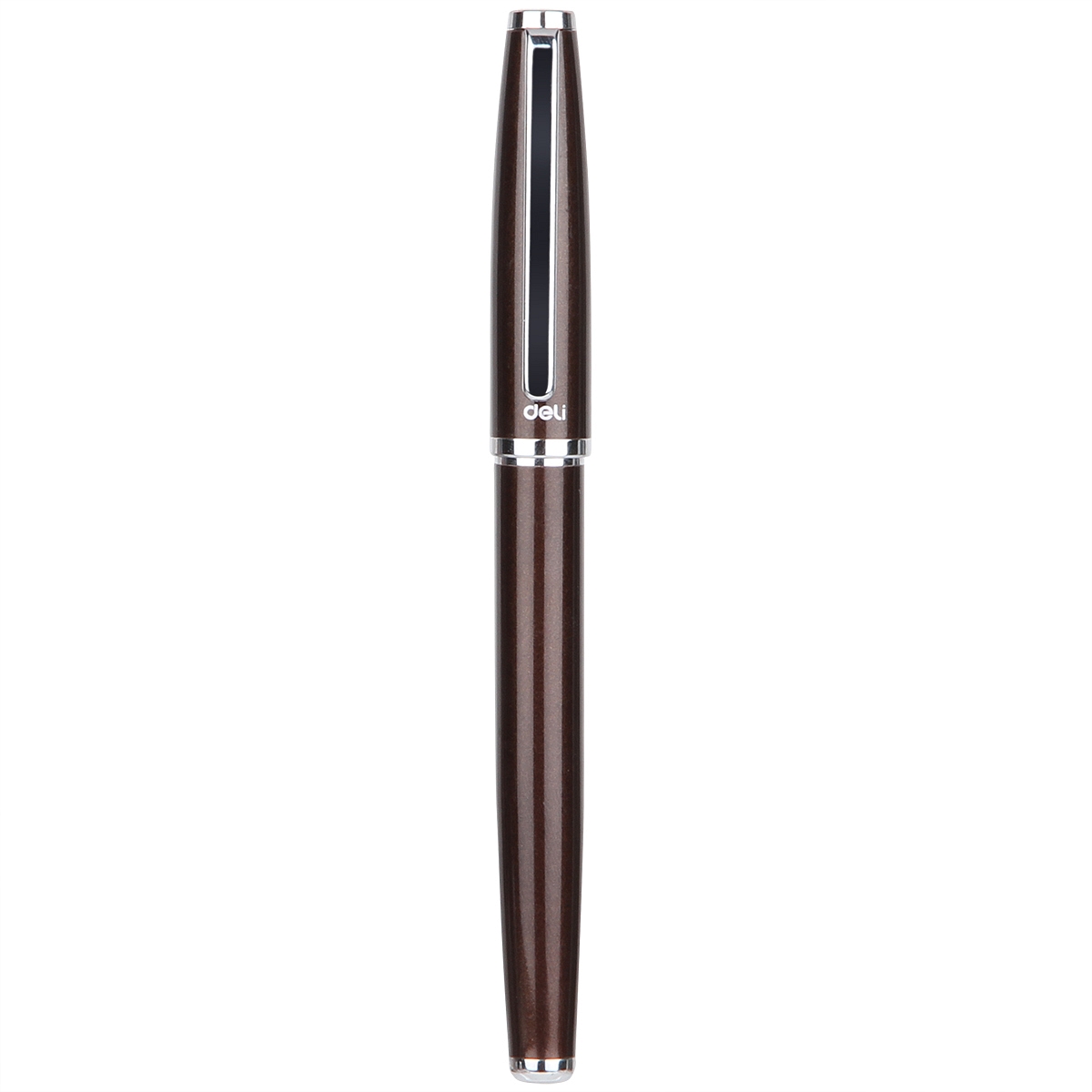 得力S673M钢笔(金属棕)