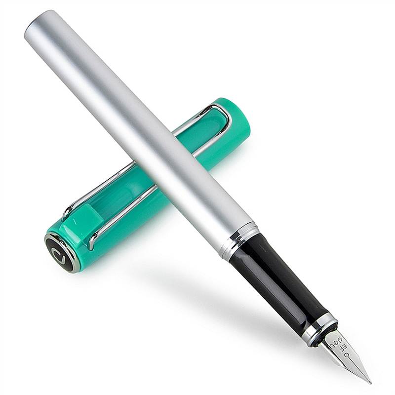 得力S669EF办公签字钢笔(单位:支)蓝色笔帽