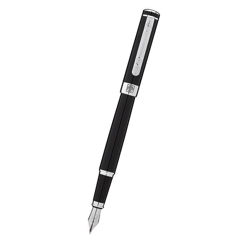 毕加索 PS-902 美工笔弯尖书法钢笔 (单位：支) 纯黑银夹