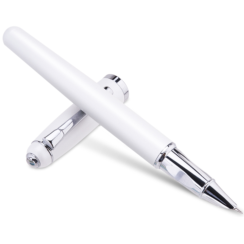 得力S270金属钢笔EF暗尖（单位：盒）白色