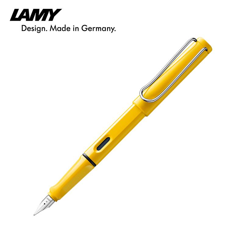 凌美(LAMY)Safari狩猎者系列F尖钢笔0.7MM(单位：支)黄色