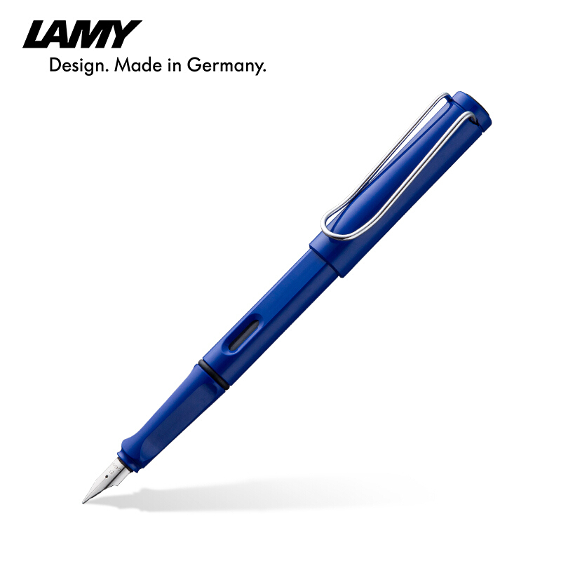 凌美(LAMY)Safari狩猎者系列EF尖钢笔0.5MM(单位：支)蓝色