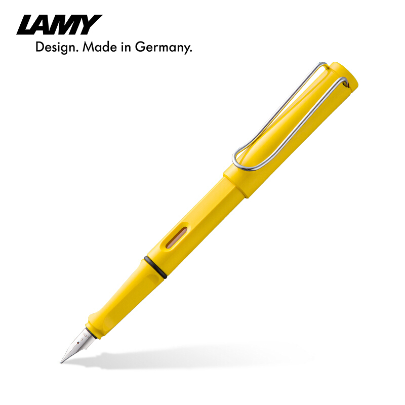 凌美(LAMY)Safari狩猎者系列EF尖钢笔0.5MM(单位：支)黄色