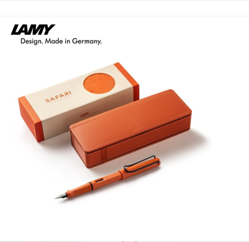凌美（LAMY）VT4101-SA-EF狩猎系列墨水笔礼盒套装 落日橙 0.5m（套）