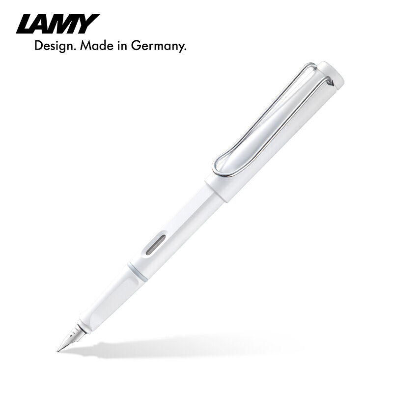凌美（LAMY）Safari狩猎者系列EF尖钢笔0.5MM 白色(单位：支)