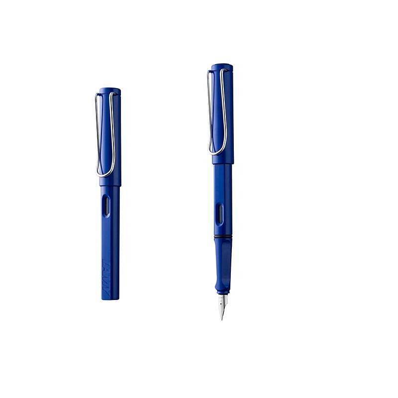 凌美（LAMY）Safari狩猎者系列EF尖钢笔0.5MM 蓝色(单位：支)