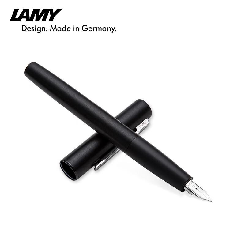 凌美(LAMY) Aion永恒系列 F尖黑杆 77BK-F 0.7mm 墨水笔 (计价单位：支) 黑色
