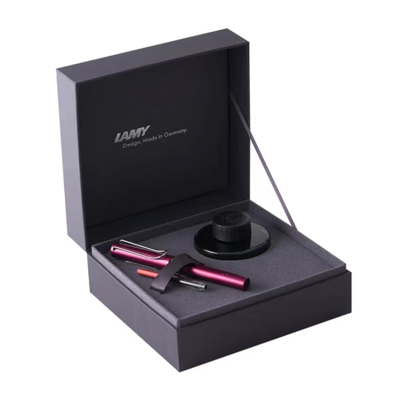 凌美AL-star恒星系列方形商务礼盒含钢笔+墨水+吸墨器 紫红色EF尖(单位：套)