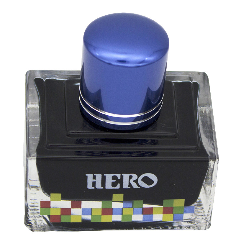 英雄7102墨水蓝黑40ml,12瓶/盒(盒)