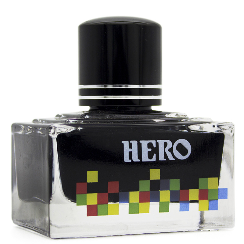 英雄7105墨水黑色40ml,12瓶/盒(盒)