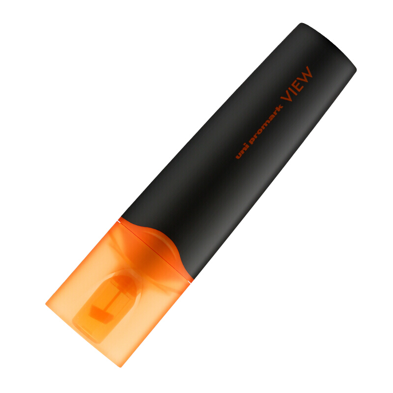 三菱 USP－200 单头荧光笔5.0mm橙12支/盒 （单位：支)