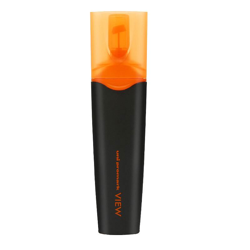 三菱USP-200单头可视荧光笔5.0mm12支/盒(盒)橙色