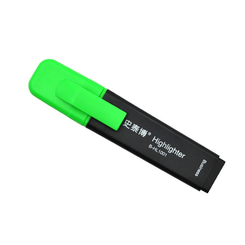 史泰博B-HL1001荧光笔绿色12支/盒(支)