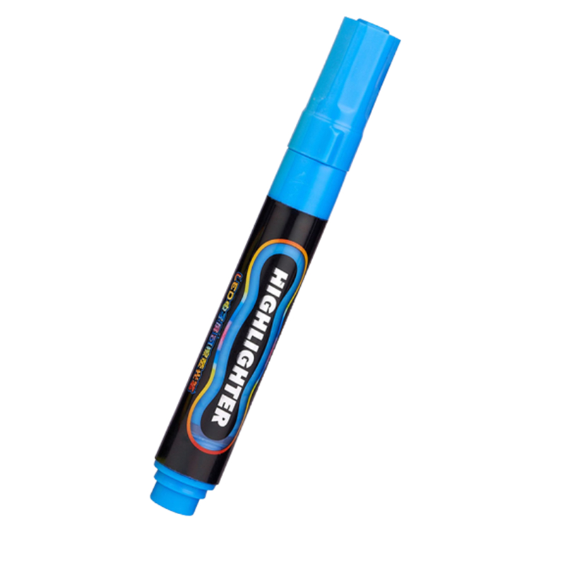 宝克MP4902方头10MMLED电子屏可擦荧光笔蓝色（支）