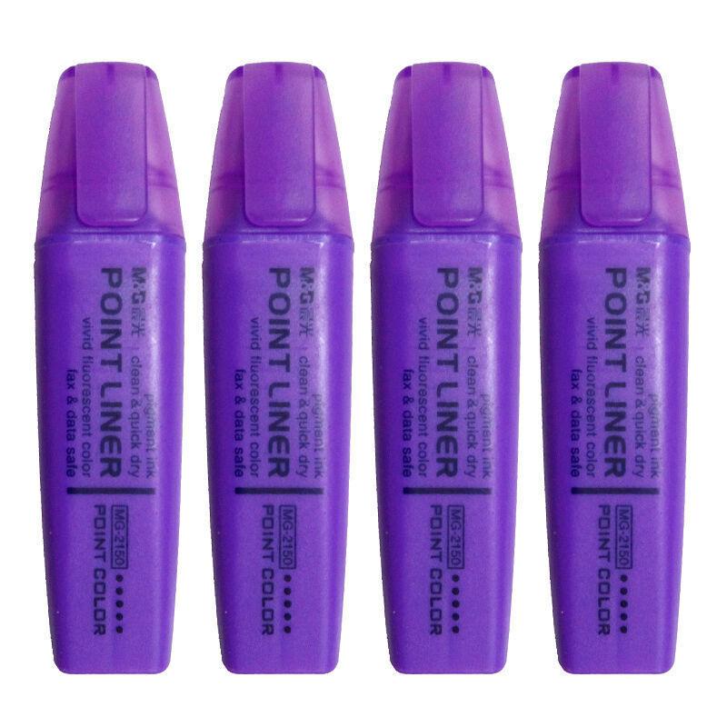 【停用】晨光 M＆G 荧光笔 MG-2150 5.0mm (紫色) 12支/盒（支）