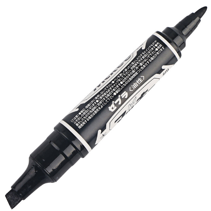 斑马MO－150大双头记号笔(黑)(支)