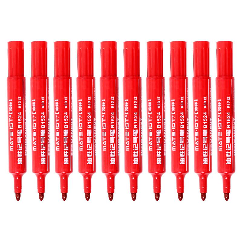 欧标(MATE-1ST) B1524 1.5mm 单头 红色 记号笔 (计价单位：支) 红色