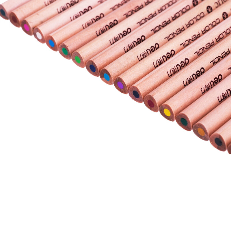 得力 6554-48 色彩色铅笔（混) （单位：盒）