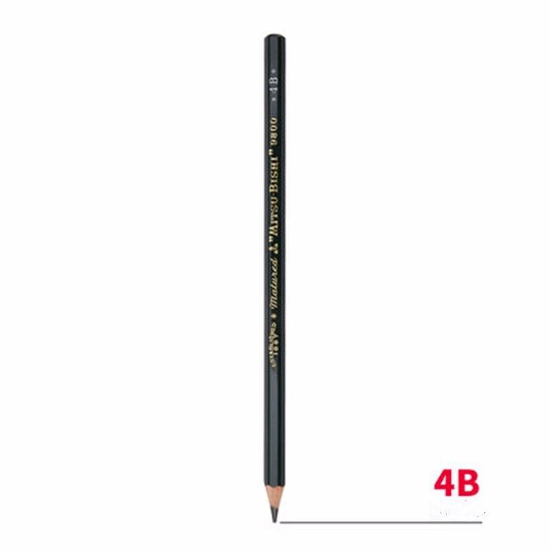 三菱9800美术素描铅笔8B/12支一盒(盒)