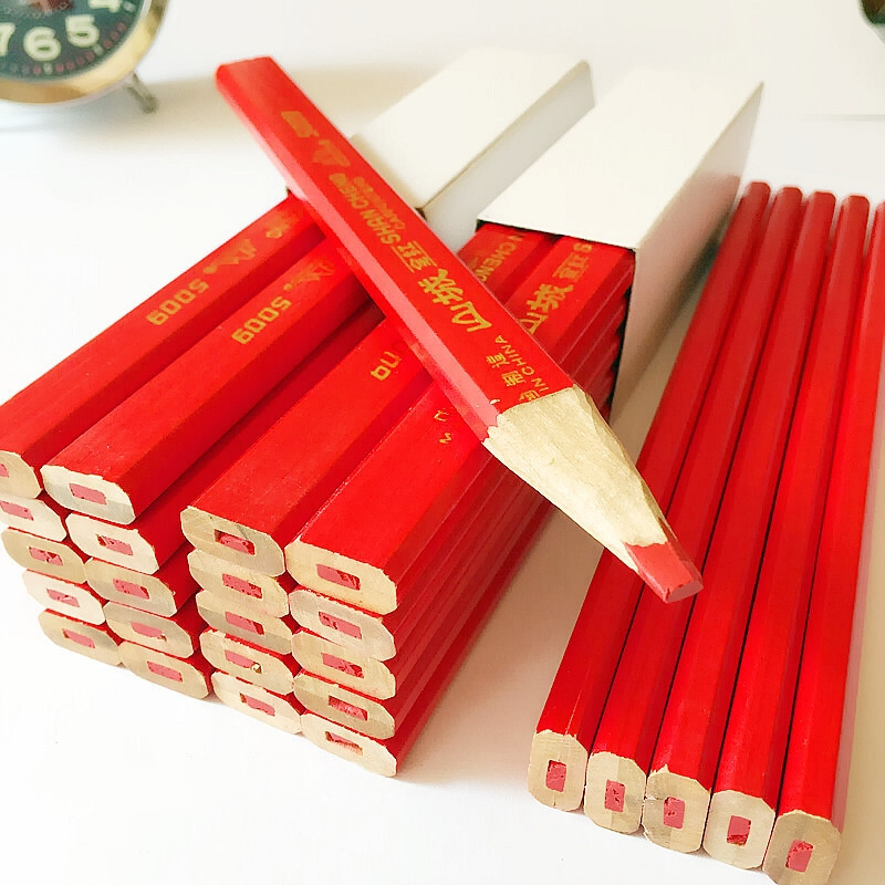 山城7寸 红芯木工铅笔(支)