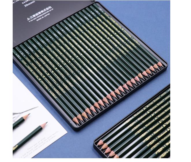 三菱（uni）美术素描铅笔铁盒铅笔（只供重庆）（个）