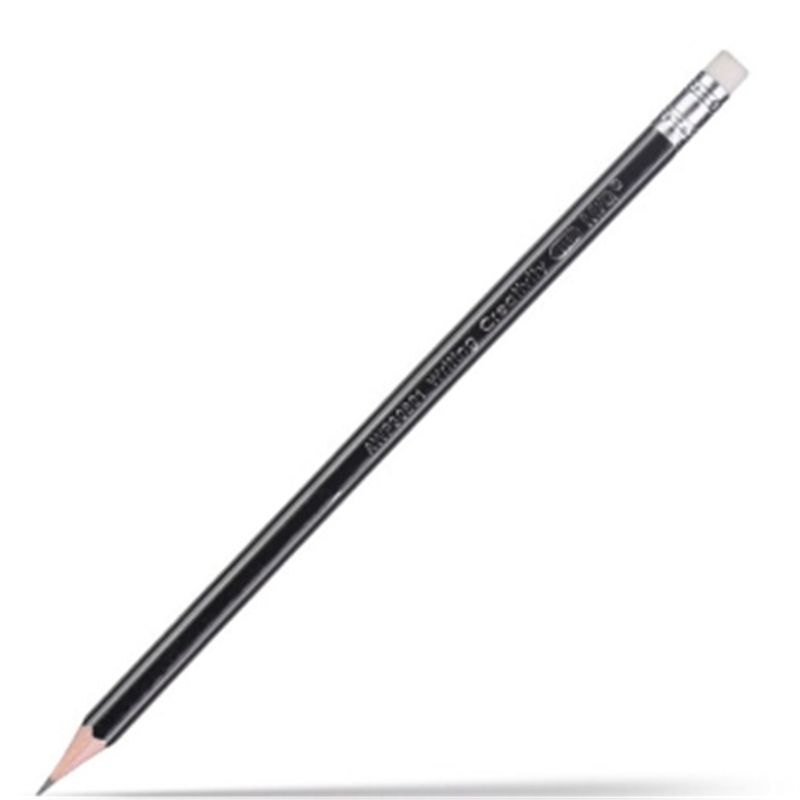 晨光 AWP30801 HB银黑抽条六角木杆铅笔(单位：支)仅供四川