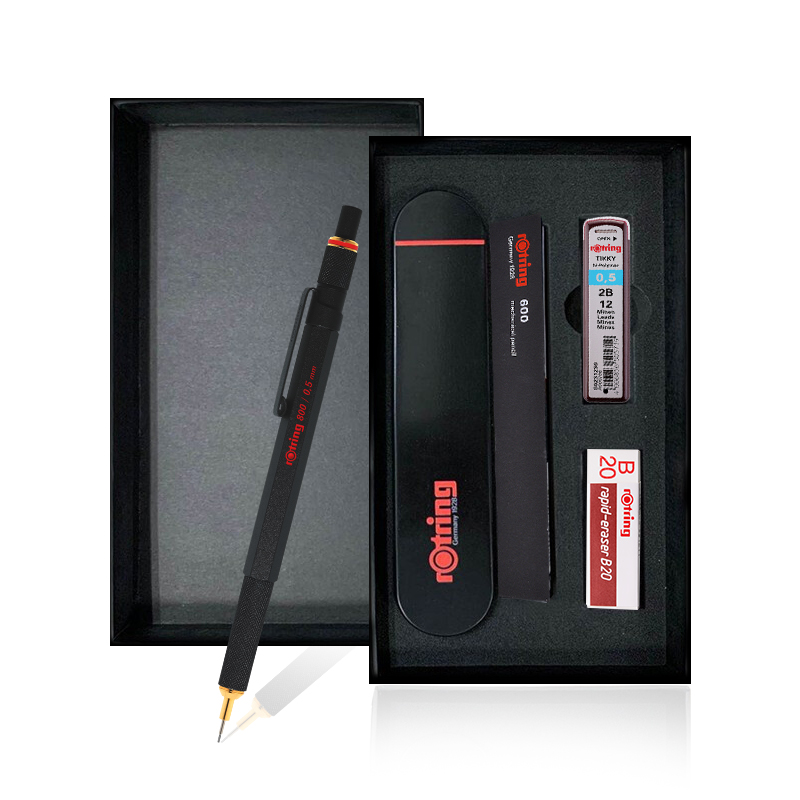 红环（rOtring）自动铅笔0.5mm 德国高颜值绘图工具（套）