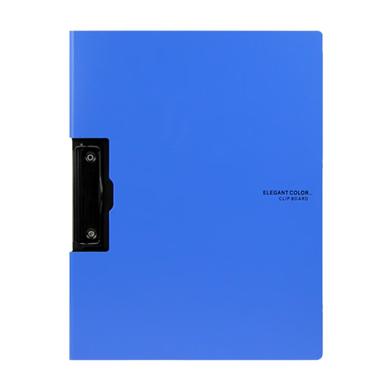 金得利 横式折页板夹单夹a4文件夹板试资料收纳 AF1000-E 蓝色（单位：个）