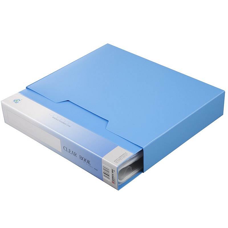 齐心NF30AK资料册 A4 30页蓝色12个/盒（单位：盒）