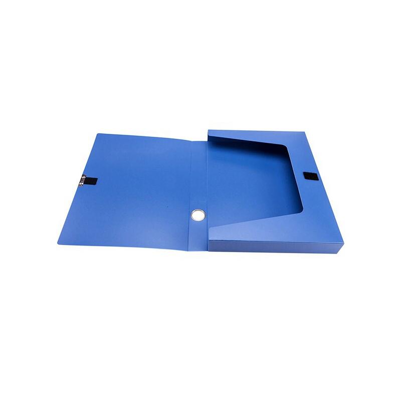史泰博 NP1013 档案盒 A4-35mm 蓝色 48个/箱 （个）