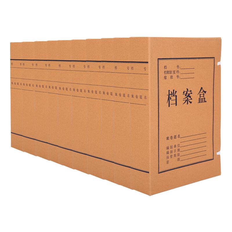 科力普 COLIPU 税务档案盒 无酸专用纸 31cm×22cm×3cm(个)