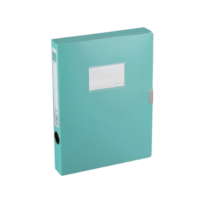 齐心HC-35PP档案盒绿色A435mm(个)