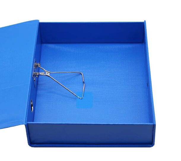 南国威利 档案盒 B800加厚 A4磁扣文件 带侧夹 7cm   墨蓝色（单位：个）