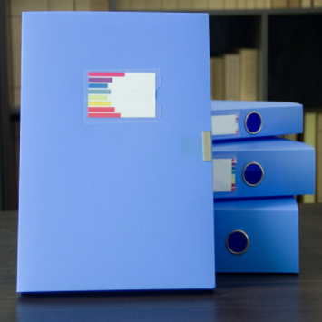 飞尔 A4加厚PP粘扣 蓝色320X235X75mm档案盒（只供重庆）（个）