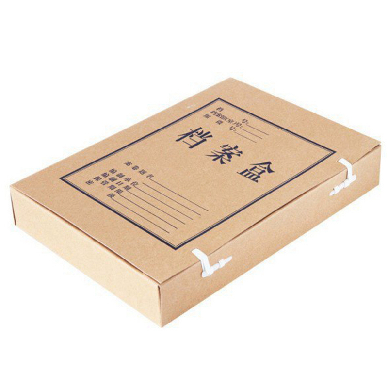 史泰博 5CM 牛皮纸档案盒 A4 牛皮纸色 （单位：个）仅供四川